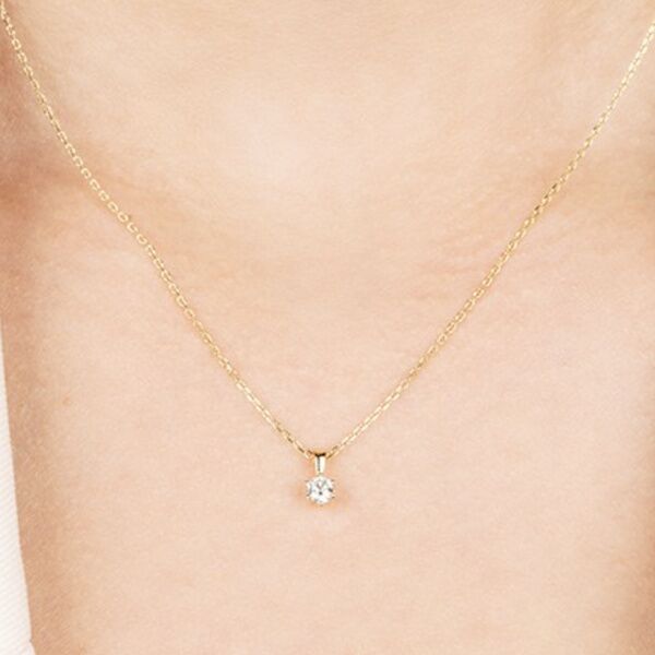 GGC0043E14 | Princes | 0,15 ct | Geelgoud | 14 karaat - Afbeelding 3