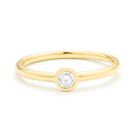 GGV0251E14 | Circle 0,15 ct | Geelgoud | 14 karaat - Afbeelding 3