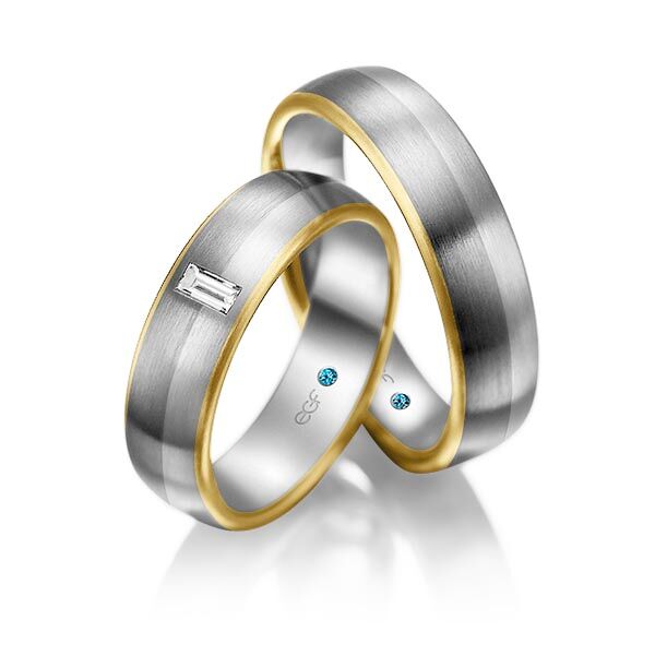 TR0798 in wit en grijs met geel mat 6 mm - Afbeelding 2