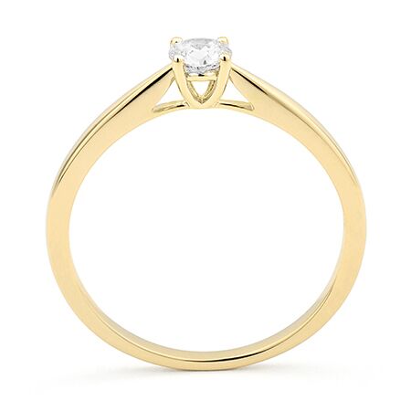 GGV0029E14 | Happy 0,25 ct | Geelgoud | 14 karaat - Afbeelding 2