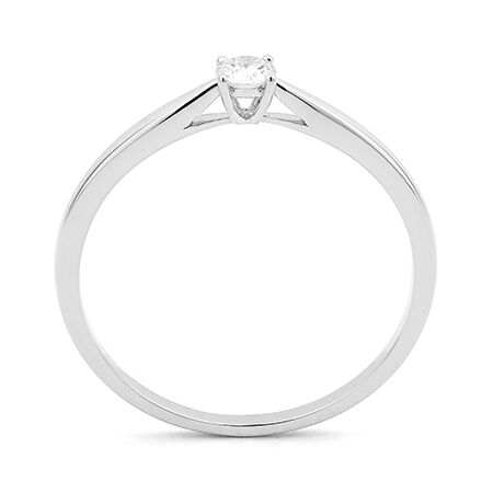 WGV0015E14 | Happy 0,10 ct | Witgoud | 14 karaat - Afbeelding 3