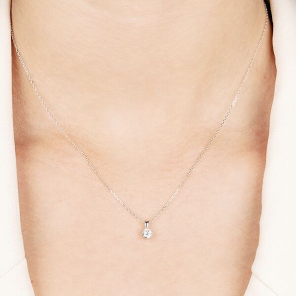 WGC0037E18 | Princes | 0,25 ct | Witgoud | 18 karaat - Afbeelding 2