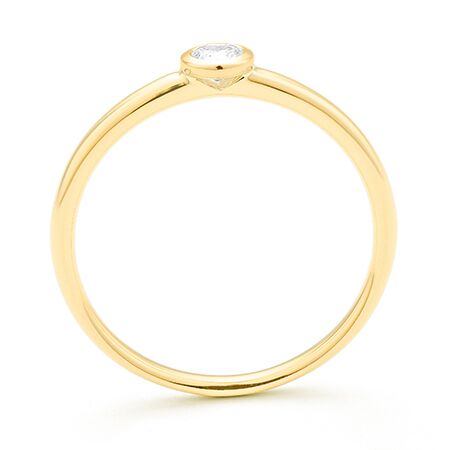 GGV0251E14 | Circle 0,15 ct | Geelgoud | 14 karaat - Afbeelding 2