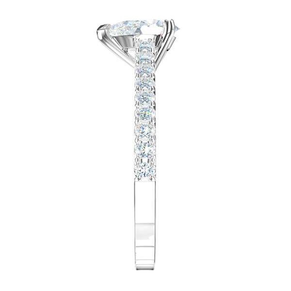 WGV0515E14 | Rich | Peer 1,24 ct | Witgoud - Afbeelding 4