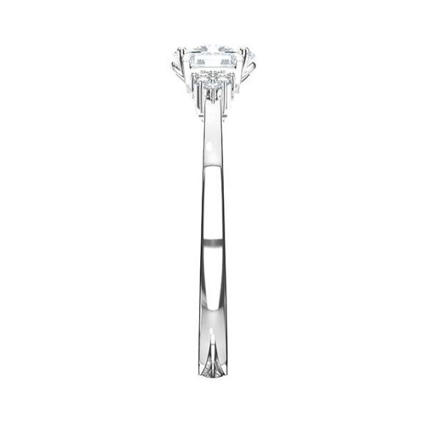WGV0561E14 | Rich | Solitaire diamant Ovaal 0,64 ct | Wit - Afbeelding 4
