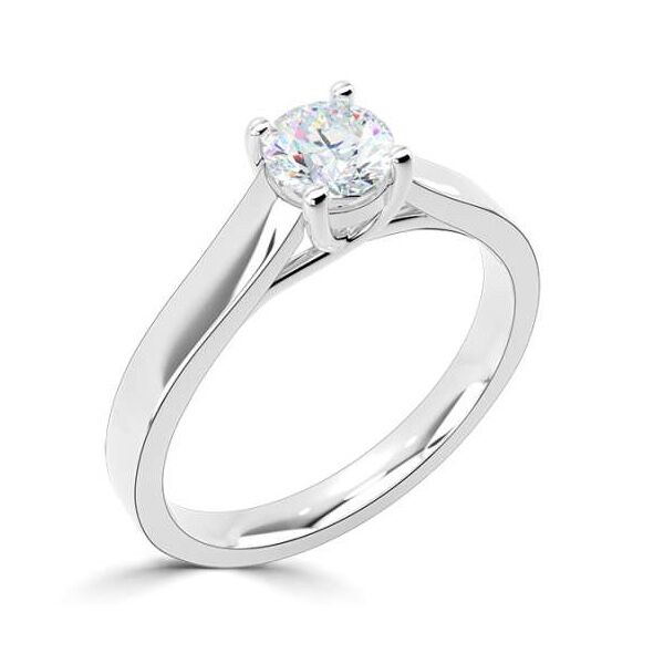 WGV0570E14 | Rich | Witte Solitaire ring | Briljant 0,50 ct - Afbeelding 2
