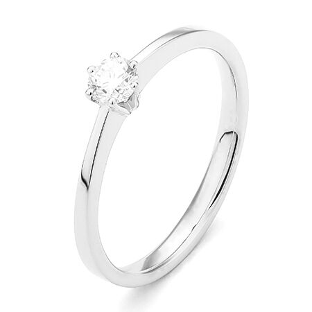 plv0046e princess 0,20 ct platina Solitaire ring in platina met een briljant geslepen diamant verlovingsring kopen