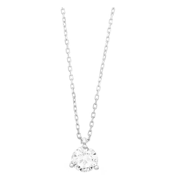 WGC0009E18 | Triat | 0,50 ct | Witgoud | 18 karaat ketting met diamanten hanger in goud