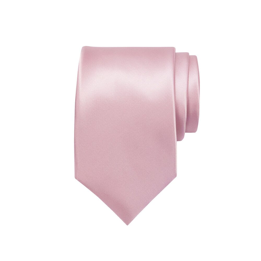 STSDP0013 Stropdas & Pochet in roze - Afbeelding 2