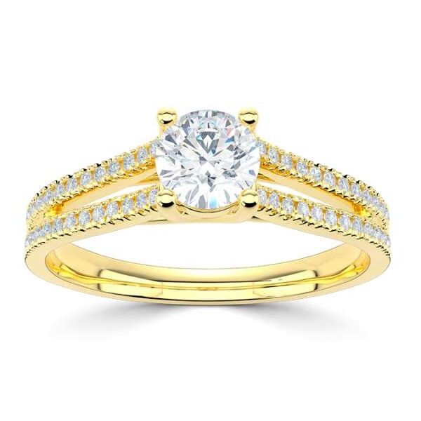 ggv0554e14 rich solitaire briljant 0,69 ct geelgoud Solitaire ring diamanten ring verlovingsring trouwring met diamant