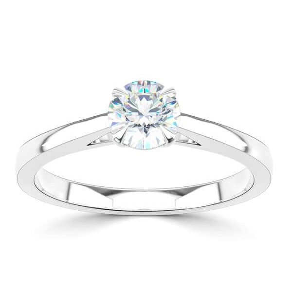 wgv0568e14 rich solitaire ring briljant wit 0,50 ct Solitaire ring diamanten ring verlovingsring trouwring met diamant