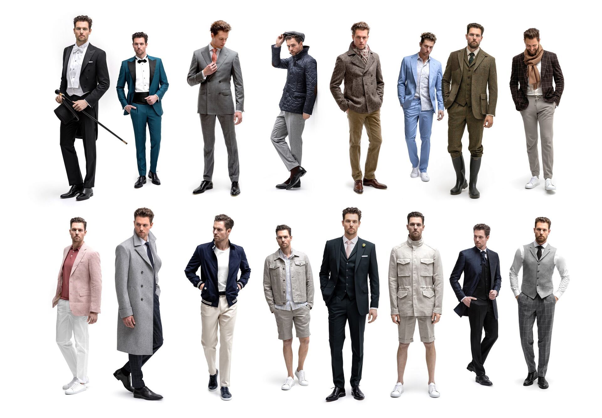 de verschillende bruiloft dresscodes voor heren