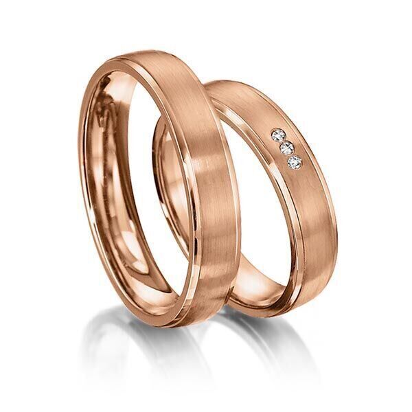 TR0572 in rosé met wit mat glans 4,5 mm - Afbeelding 3