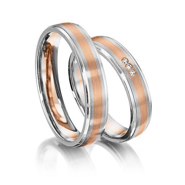 TR0572 in rosé met wit mat glans 4,5 mm - Afbeelding 6