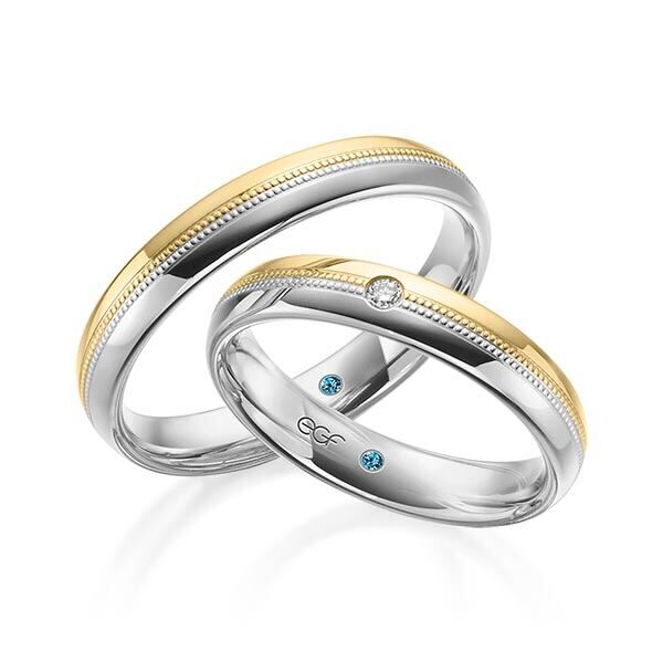 TR0656 in wit met rosé glans 4 mm - Afbeelding 2