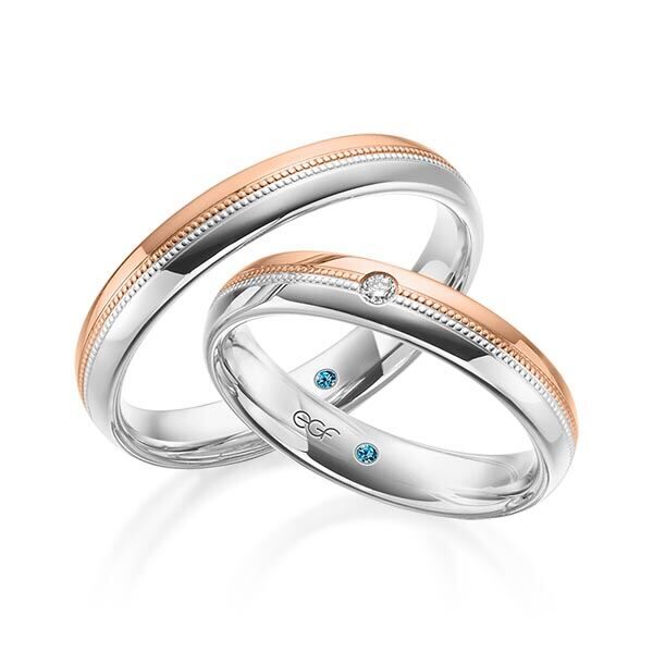 TR0656 in wit met rosé glans 4 mm - Afbeelding 7