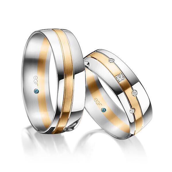 TR0740 in wit met rosé mat glans 7 mm - Afbeelding 6