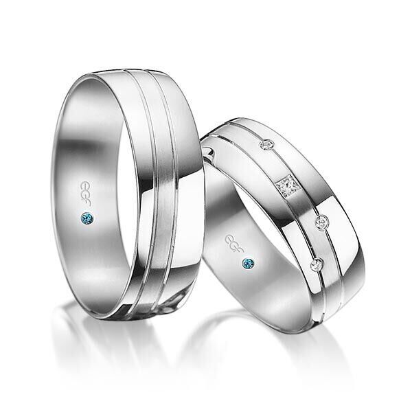 TR0740 in wit met rosé mat glans 7 mm - Afbeelding 7