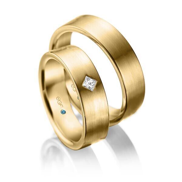 TR0749 in geel met wit fijn mat 6 mm - Afbeelding 3