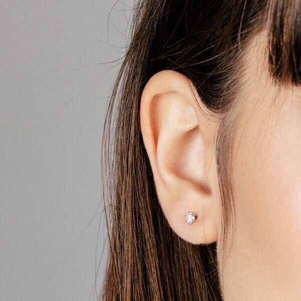 WGO0048E14 | Princes | 0,30 ct | Witgoud | 14 karaat - Afbeelding 2