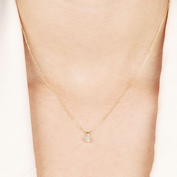 GGC0043E14 | Princes | 0,15 ct | Geelgoud | 14 karaat - Afbeelding 2