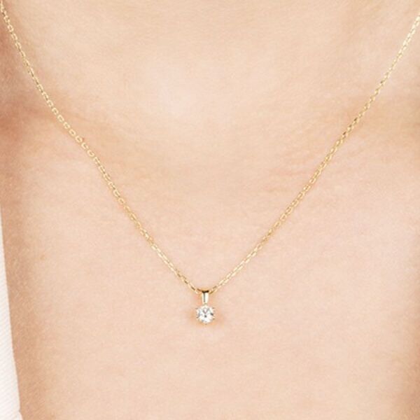 GGC0043E14 | Princes | 0,15 ct | Geelgoud | 14 karaat - Afbeelding 3