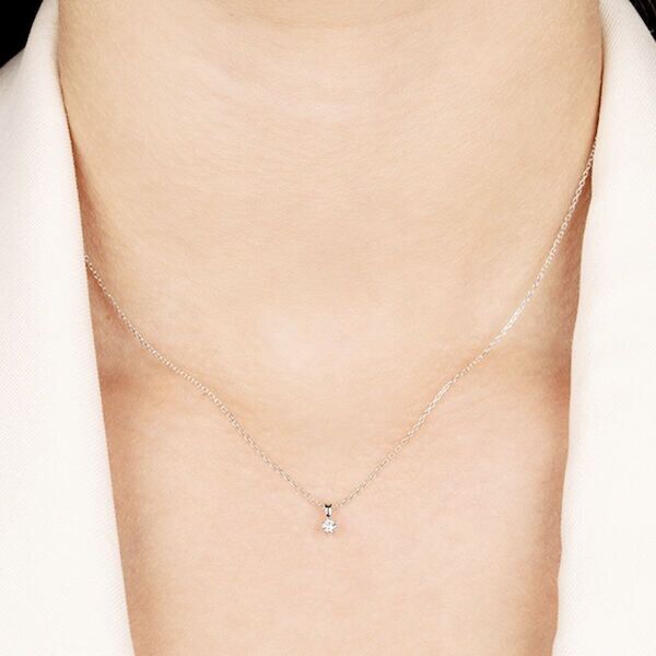 WGC0033E14 | Princes | 0,05 ct | Witgoud | 14 karaat - Afbeelding 2