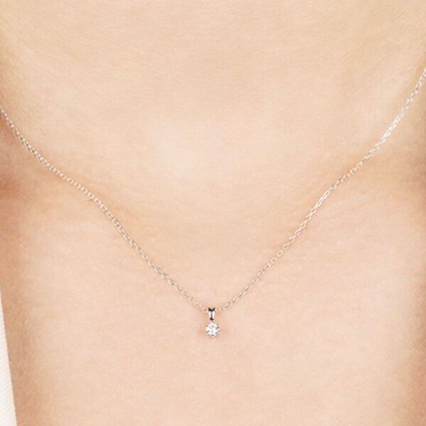 WGC0033E14 | Princes | 0,05 ct | Witgoud | 14 karaat - Afbeelding 3