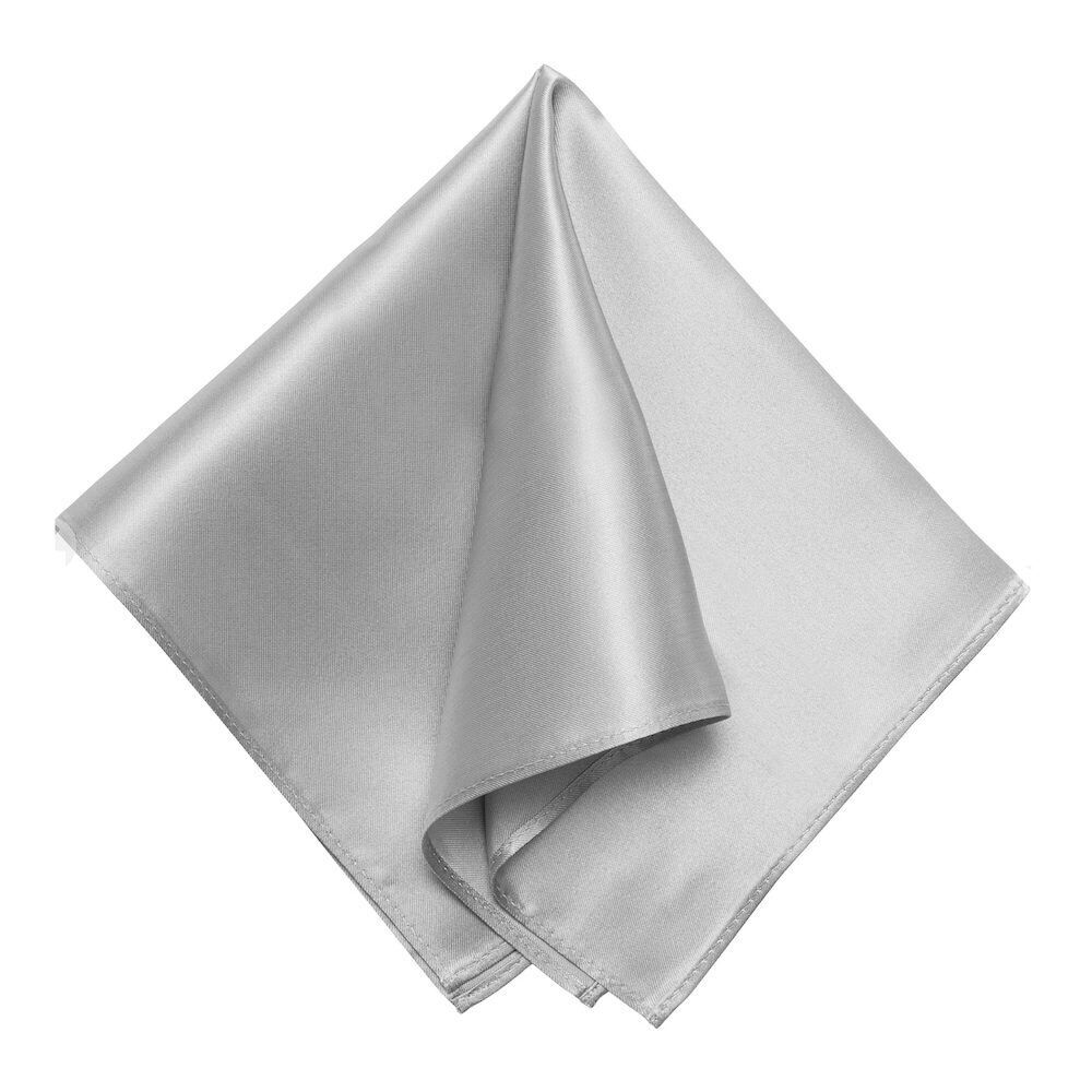 STSDP0001 Stropdas & Pochet in zilver - Afbeelding 3