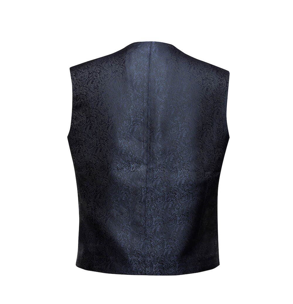 GL0007 Trouw gilet Donker blauw heren - mannen - Afbeelding 2