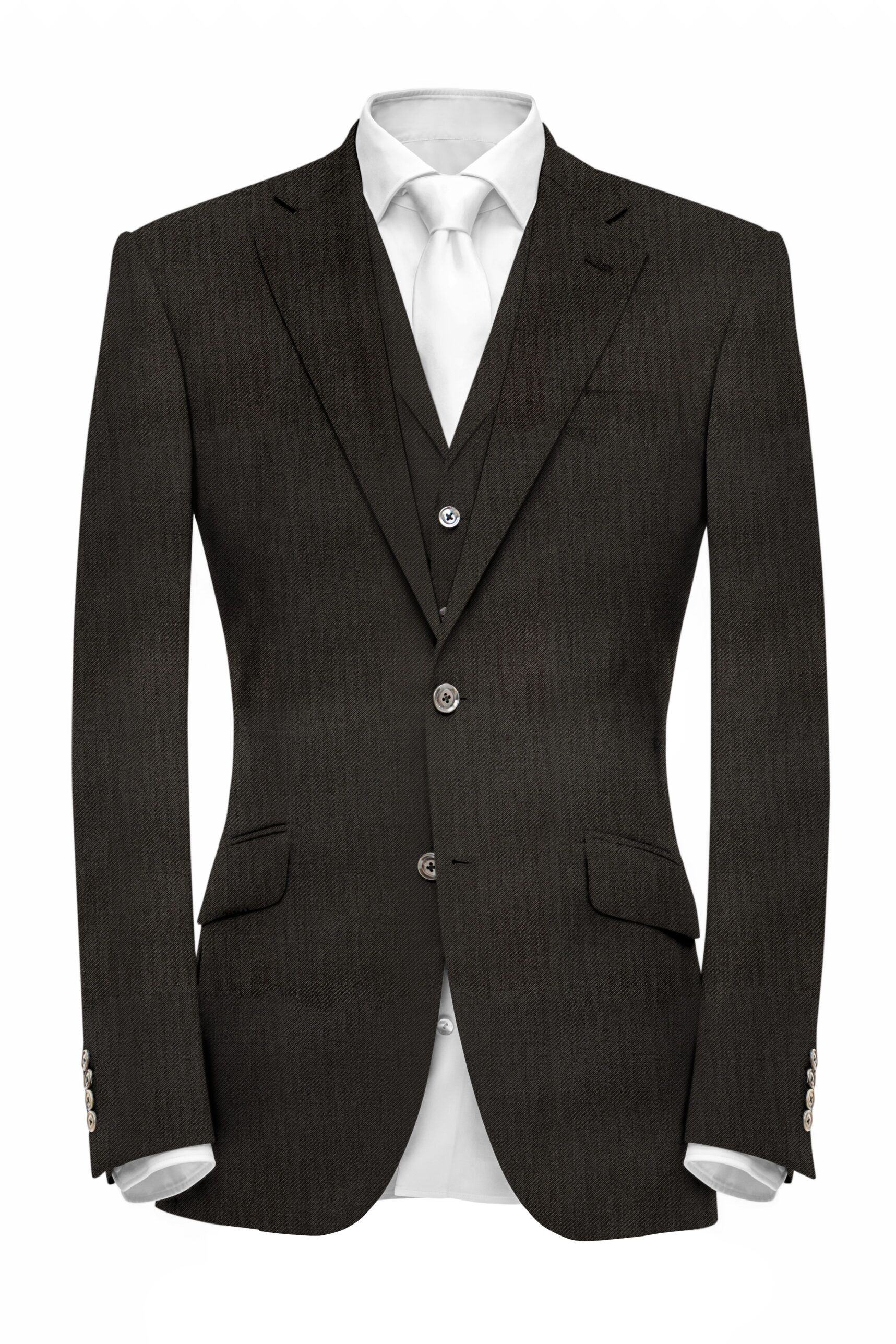 mtp17 maatpak trouwpak donkerbruin