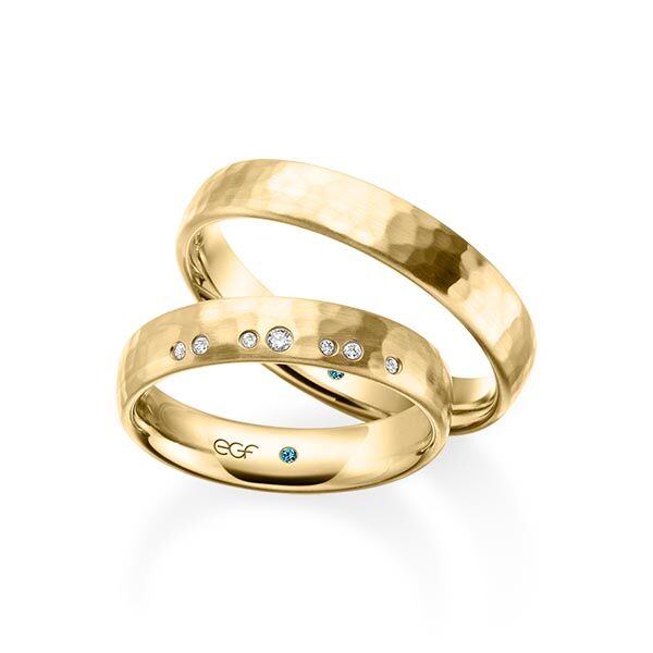 TR0631 in wit met rood hamerslag mat 4,5 mm - Afbeelding 3