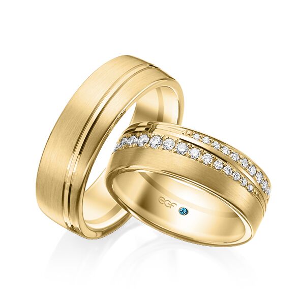 TR0665 in wit met rood mat glans 7 mm - Afbeelding 2