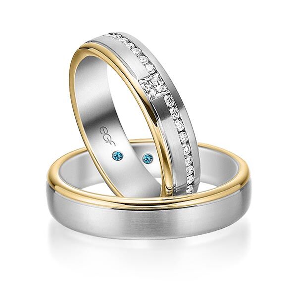 TR0734 in wit met rosé mat glans 4,5 mm - Afbeelding 3