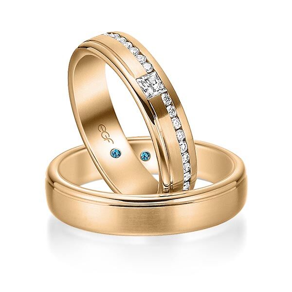 TR0734 in wit met rosé mat glans 4,5 mm - Afbeelding 8