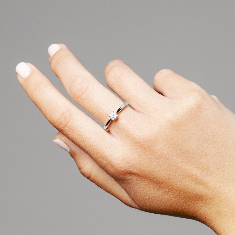 WGV0021E18 | Happy 0,40 ct | Witgoud | 18 karaat - Afbeelding 2