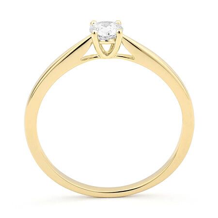 GGV0029E18 | Happy 0,25 ct | Geelgoud | 18 karaat - Afbeelding 2
