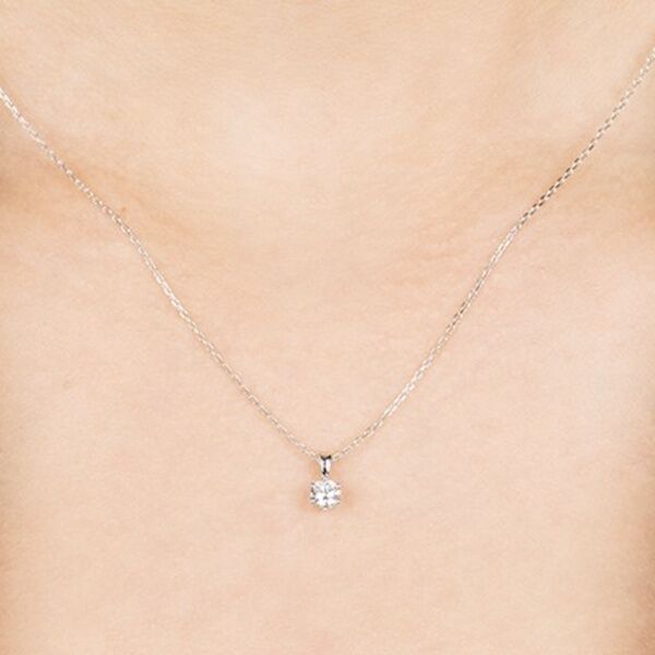 WGC0036E14 | Princes | 0,20 ct | Witgoud | 14 karaat - Afbeelding 3